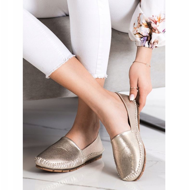 Goodin Golden loafers 1