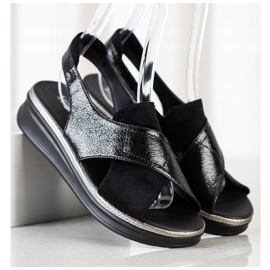 Sergio Leone Slip-On Sandals black 1