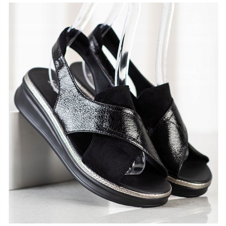 Sergio Leone Slip-On Sandals black 1