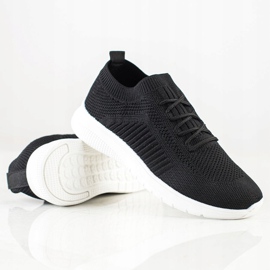 SHELOVET Comfortable Openwork Sports Shoes black 1