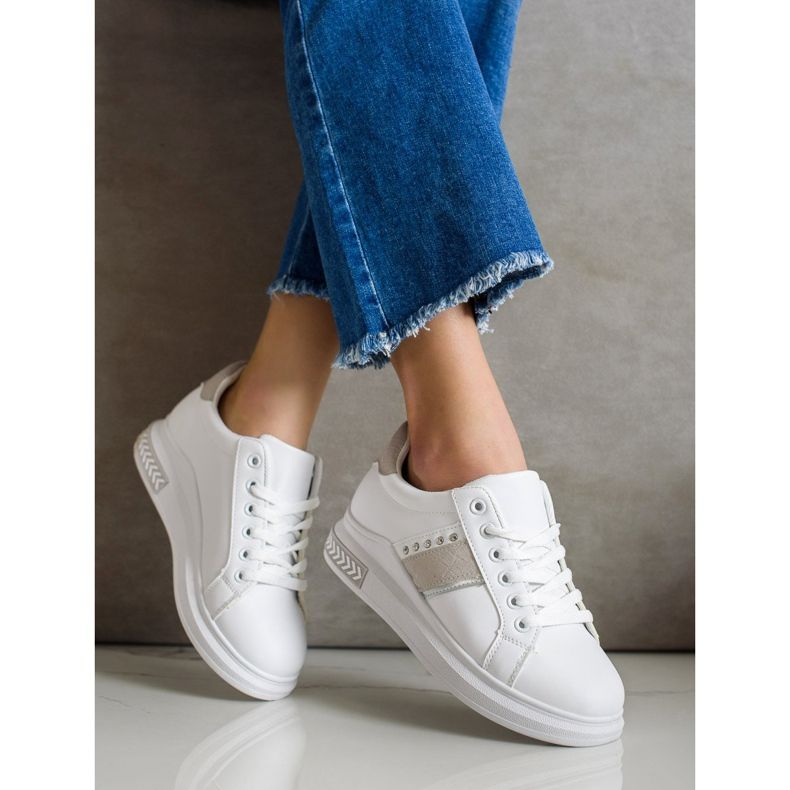 SHELOVET Casual Sneakers white 2