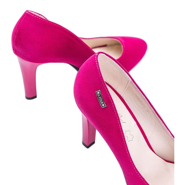 Pink pumps on a Blair stiletto heel 2
