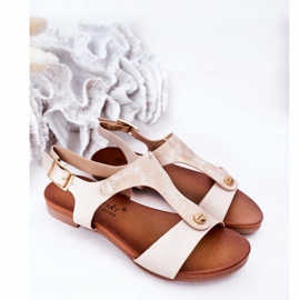 S.Barski Children's Sandals S. Bararski Comfort Złote white silver golden 1 S.Barski Children's Sandals S. Bararski Comfort Złote white silver golden 1