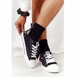 Women's Sneakers With Big Star FF274082 Black 1