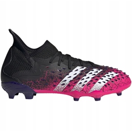 Adidas Predator Freak.1 Fg Jr FW7528 football boots black 1