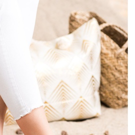 Goodin Golden Sandals With Ornaments 1