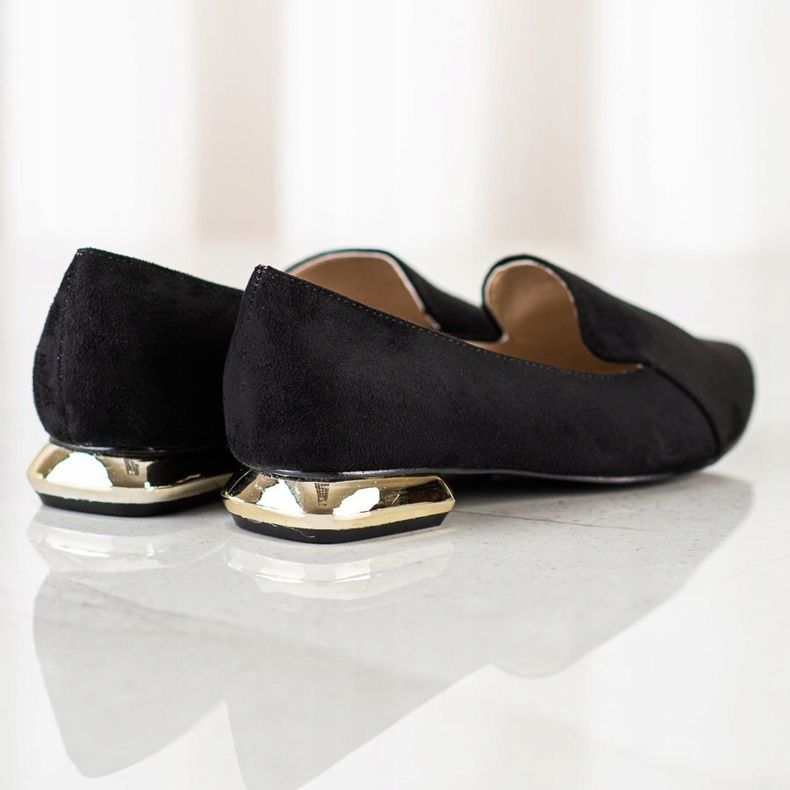 Goodin Pumps With Gold Heel black 1