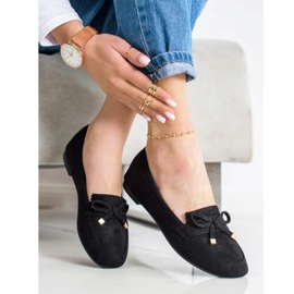 Anesia Paris Loafers With A Bow black 2