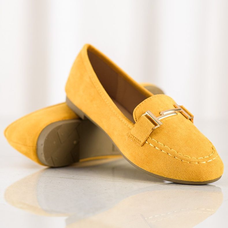 Anesia Paris Elegant loafers yellow 1 Anesia Paris Elegant loafers yellow 1