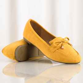 Anesia Paris Loafers With A Bow yellow 1