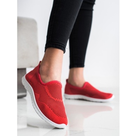 Bona Openwork Slipons red 2