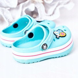 Children's Foam Crooks Green-Pink Lazy Day 1 Children's Foam Crooks Green-Pink Lazy Day 1