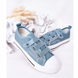 EVE Children's Blue Avengers Velcro Sneakers 1