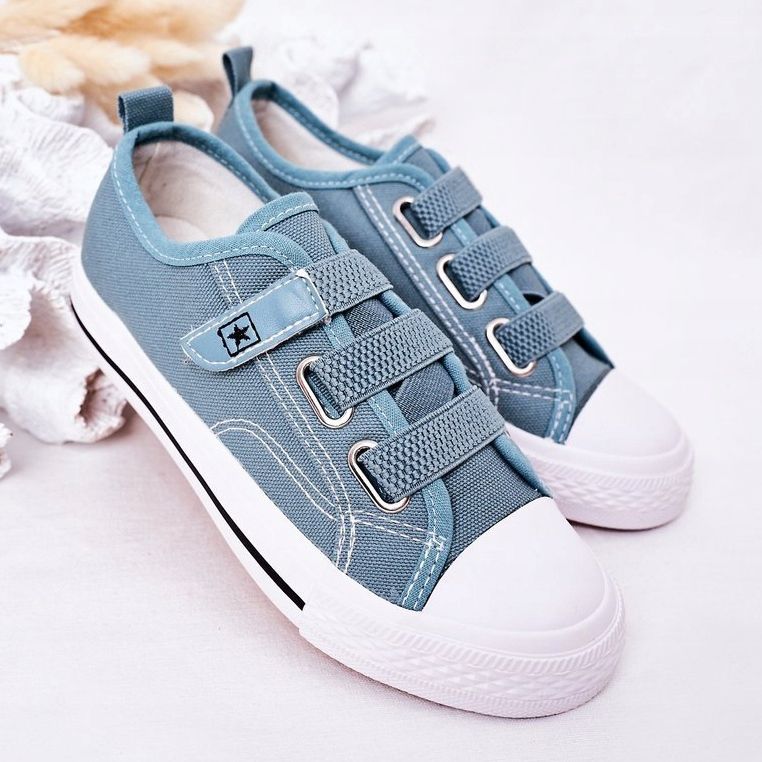 EVE Children's Blue Avengers Velcro Sneakers 2