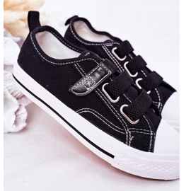 EVE Black Avengers Children's Sneakers With Velcro 1