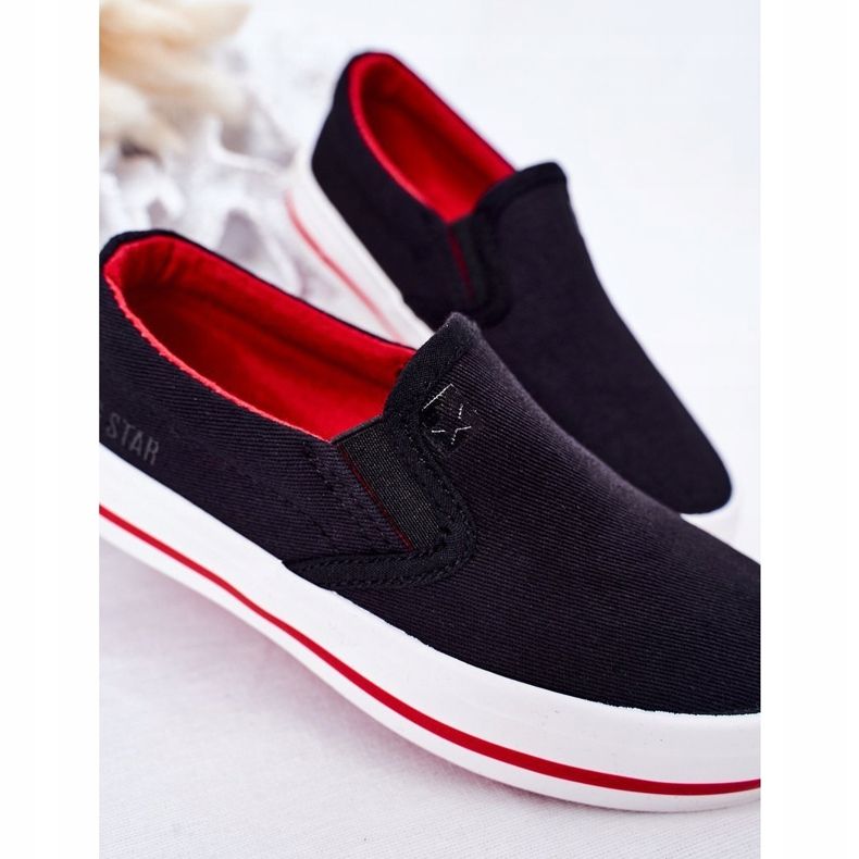 Children's Slip-On Big Star HH374013 Black Slip-On Sneakers 1