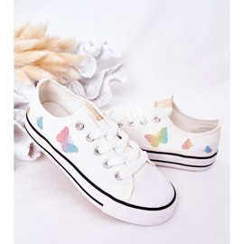 EVE Children's Sneakers With Butterflies White Fairytales 1