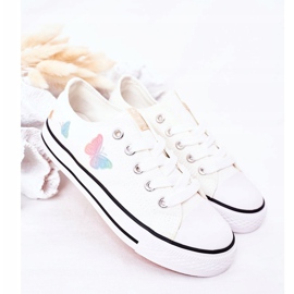 EVE Children's Sneakers With Butterflies White Fairytales 2