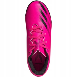Adidas X Ghosted.4 In Junior pink football boots FW6922 1