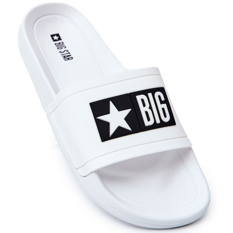 Men's Big Star DD174700 White slippers 1