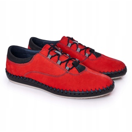 Bednarek Polish Shoes Men's leather shoes Bednarek Red 6