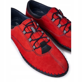 Bednarek Polish Shoes Men's leather shoes Bednarek Red 5