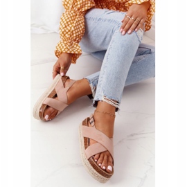 Sandals On The Cork Platform Big Star FF274A130 Beige 1