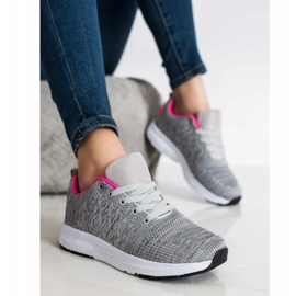 SHELOVET Light Lace-up Sneakers grey 2