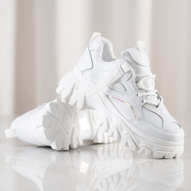 SHELOVET White Fashion Sneakers 1