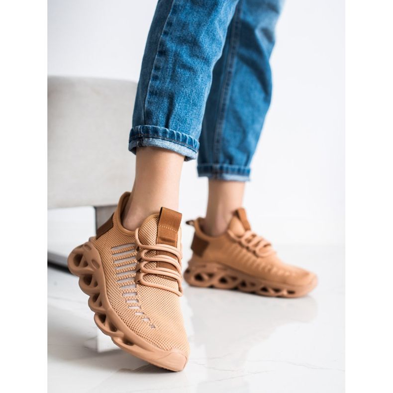 SHELOVET Brown Fashion Sneakers 2