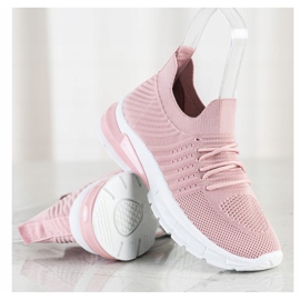 Bella Paris Openwork Sneakers pink 1
