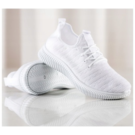 SHELOVET Light Textile Sport Shoes white 1
