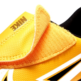 Nike Mercurial Vapor 13 Club Ic PS (V) Junior AT8170 801 soccer shoes white black orange 4
