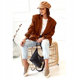 Women's Logged Sneakers Slip-On Khaki Challenge beige brown 5