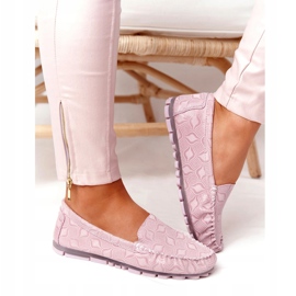 Rio Flore Eco-Friendly Leather Loafers Pink 5