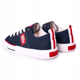 Men's Big Star HH174041 Navy blue sneakers 1