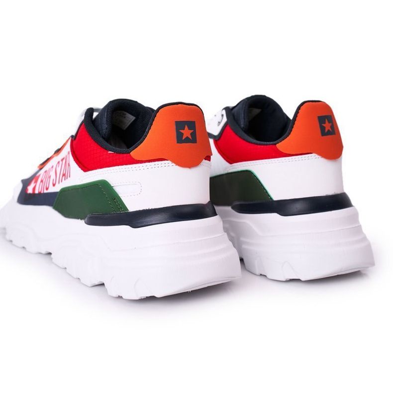 Men's sports shoes Memory Foam Big Star HH174208 White and Navy Blue multicolored 1 Men's sports shoes Memory Foam Big Star HH174208 White and Navy Blue multicolored 1