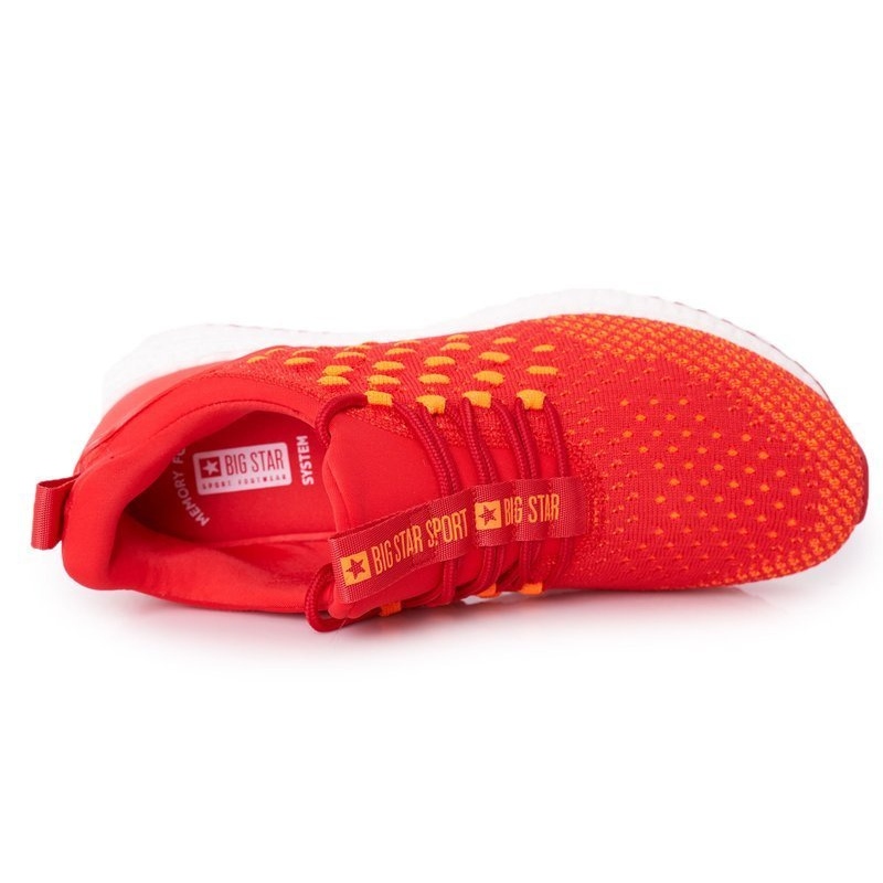 Men s Sports Shoes Memory Foam Big Star FF174240 Red