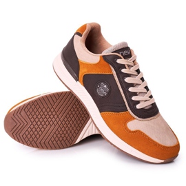 NEWS Men's sports shoes Sneakers Yellow-Brown Harold multicolored 2