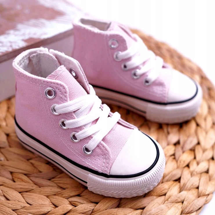 FRROCK Children's Classic High Pink Filemon Sneakers ['pink'] 2