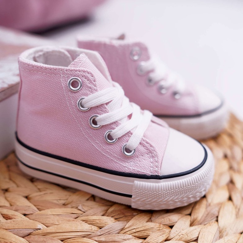 FRROCK Children's Classic High Pink Filemon Sneakers ['pink'] 1