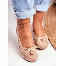 Women's Ballerinas Lu Boo Suede Beige 4 Women's Ballerinas Lu Boo Suede Beige 4