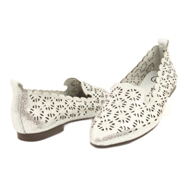 Silver openwork ballerinas Filippo DP2039 SI grey 2