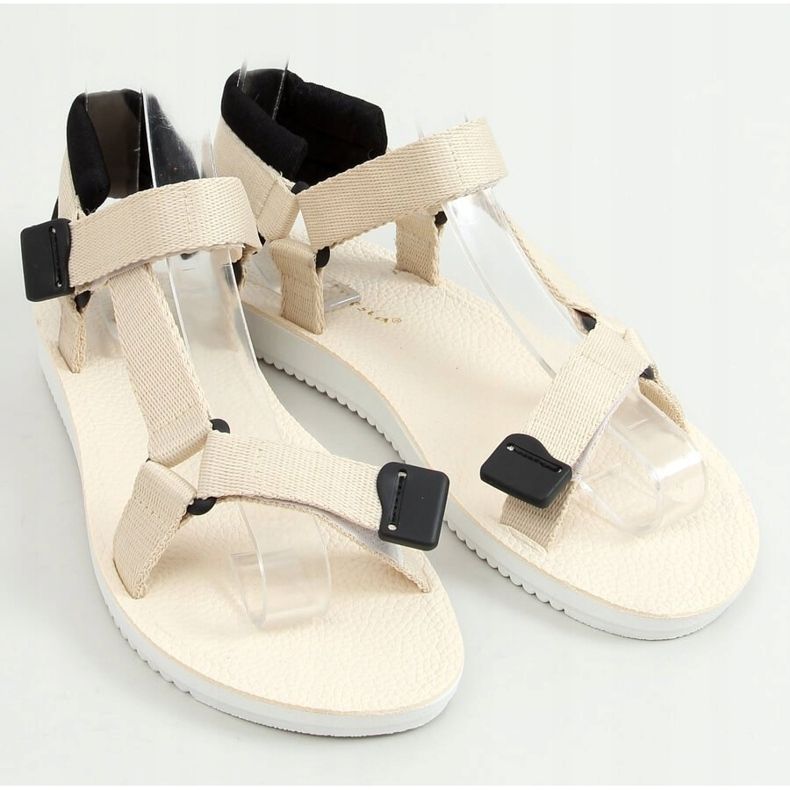 Velcro sports sandals N-67 Beige 1 Velcro sports sandals N-67 Beige 1