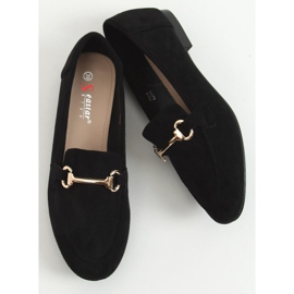 Black women's loafers T391P Black 1