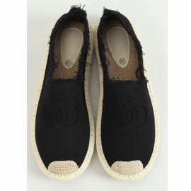 Black women's espadrilles NB273P Black 1