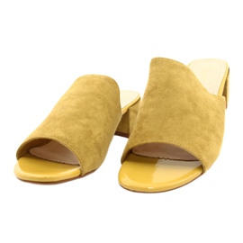 Sergio Leone KL313 Yellow Slippers 1