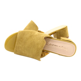 Sergio Leone KL313 Yellow Slippers 4