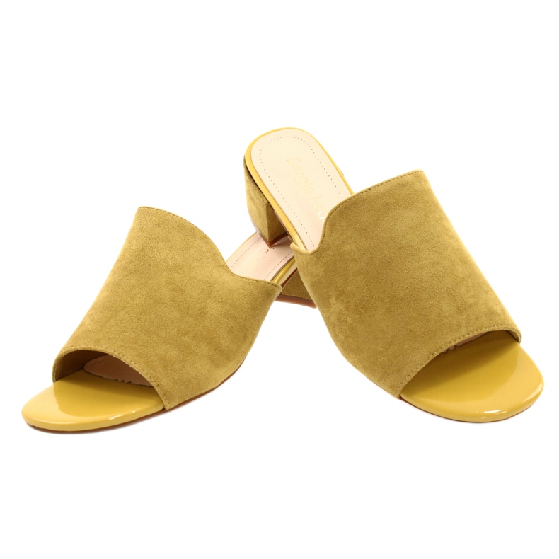 Sergio Leone KL313 Yellow Slippers 3
