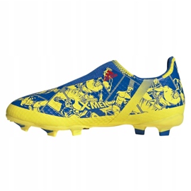 Adidas X Ghosted.3 Ll Fg Jr GZ7557 football boots multicolored yellow 1